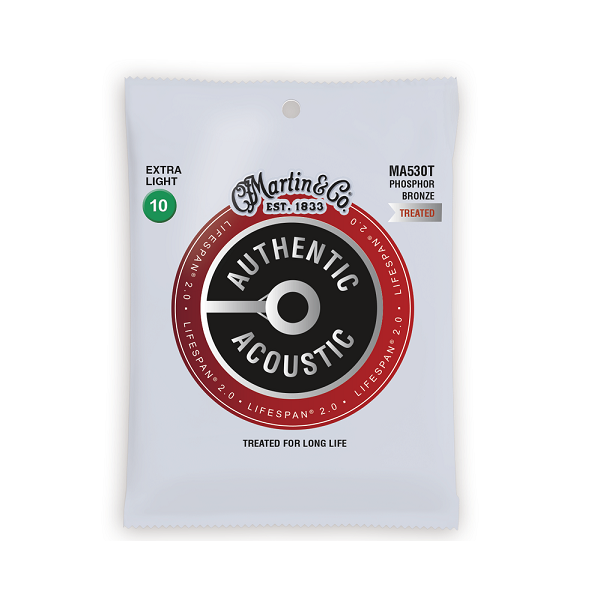 Struny do gitary akustycznej Martin MA530T 10-47