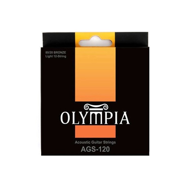 Struny do gitary akustycznej Olympia AGS-120 12 strun 10-47