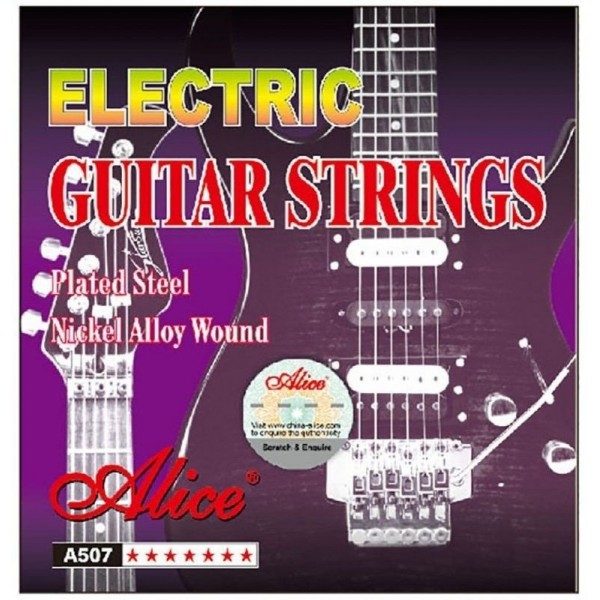 Struny do gitary elektrycznej Alice A507L 09-42