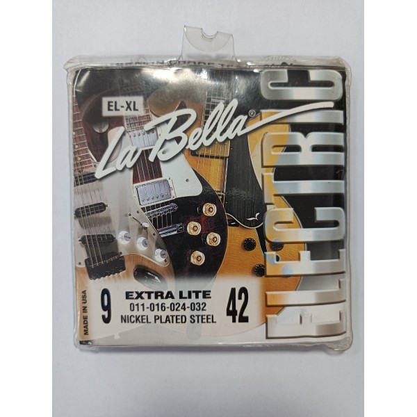 Struny do gitary elektrycznej La Bella EL-XL 09-42