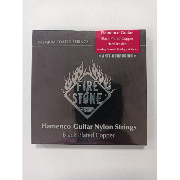 Struny do gitary klasycznej Fire&Stone Flamenco Hard Tension Black