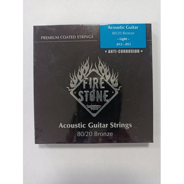 Struny do gitary akustycznej Fire&Stone 12-53 Bronze