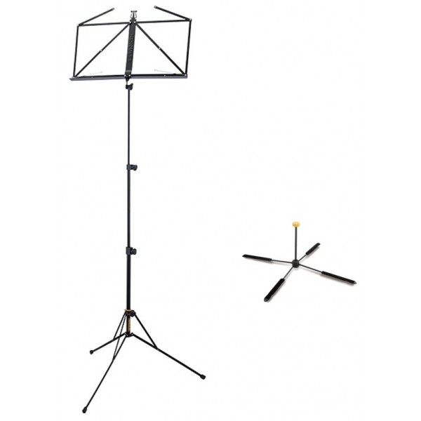 Pulpit na nuty Hercules BS 030 BB z pokrowcem + Statyw do fletu DS460B (Zestaw DS460BP)