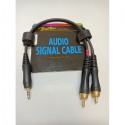 Kabel łączeniowy Boston AC-276-030 - 3,5Jst-2xRCA 30cm