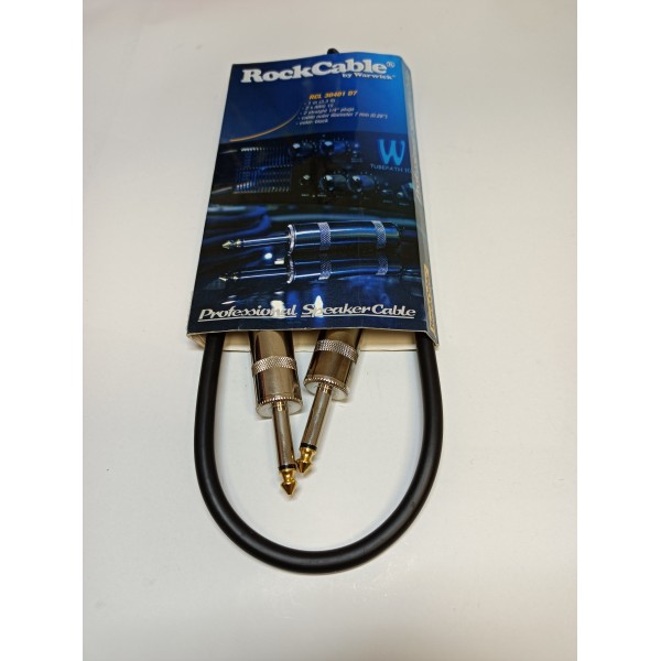 Kabel kolumnowy RockCable RCL 30401 D7 jack-jack 1m