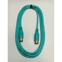 Kabel midi RockCable RCL 30700 D5 GRE zielony 1m
