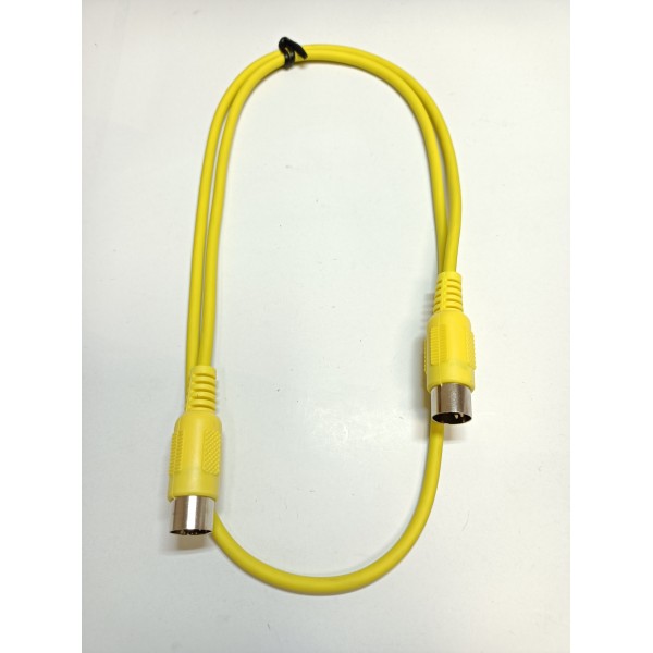 Kabel midi RockCable RCL 30700 D5 YEL żółty 1m
