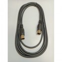 Kabel midi RockCable RCL 30701 D5 BLK czarny 2m