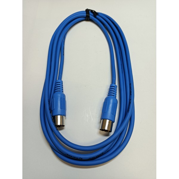 Kabel midi RockCable RCL 30702 D5 BLU niebieski 3m