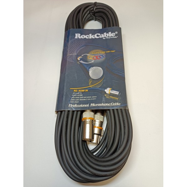 Kabel mikrofonowy RockCable 30380 D6 xlr-xlr 20m