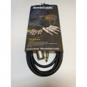 Kabel mikrofonowy RockCable 30383 D6 M męski xlr-jack mono 3m