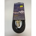 Kabel mikrofonowy RockCable 30386 D6 M żeński xlr-jack mono 6m