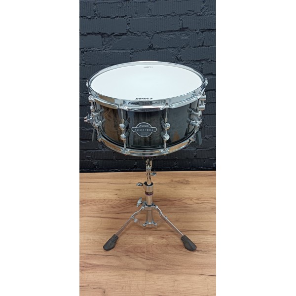 Werbel Sonor Select Force Transparent Black Burst 14x6,5"