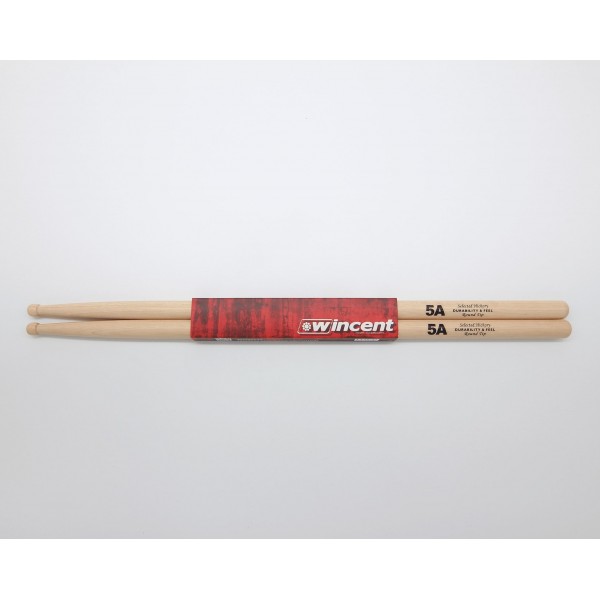 Pałki do zestawu Wincent 5A RT Round Tip hickory