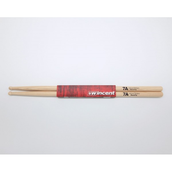 Pałki do zestawu Wincent 7A RT Round Tip hickory
