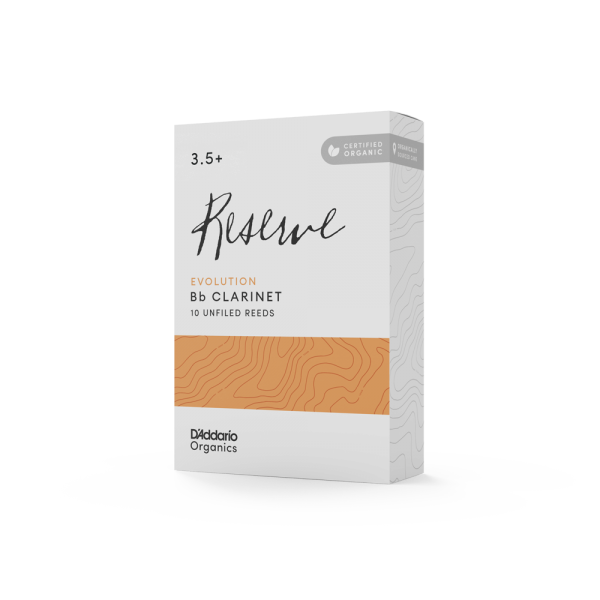 Stroiki do klarnetu Bb Organic Reserve Evolution by D'Addario - 1 sztuka sztuk