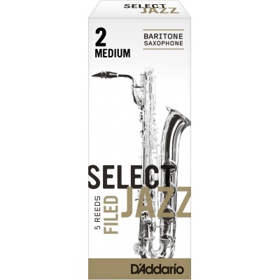 Stroiki do saksofonu barytonowego Rico Select Jazz Filed by D'Addario - opakowanie 5 sztuk