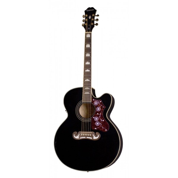 Gitara elektroakustyczna Epiphone J-200EC Studio BK
