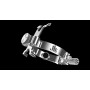 Ligatura do klarnetu Bb JLV Silver Plated (do ustników ebonitowych)