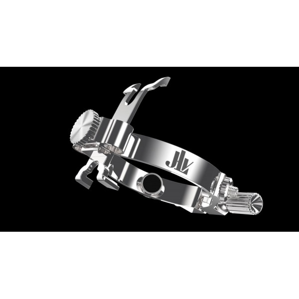 Ligatura do klarnetu Bb JLV Silver Plated (do ustników ebonitowych)