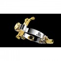 Ligatura do saksofonu tenorowego JLV Platinum Plated (do ustników ebonitowych)