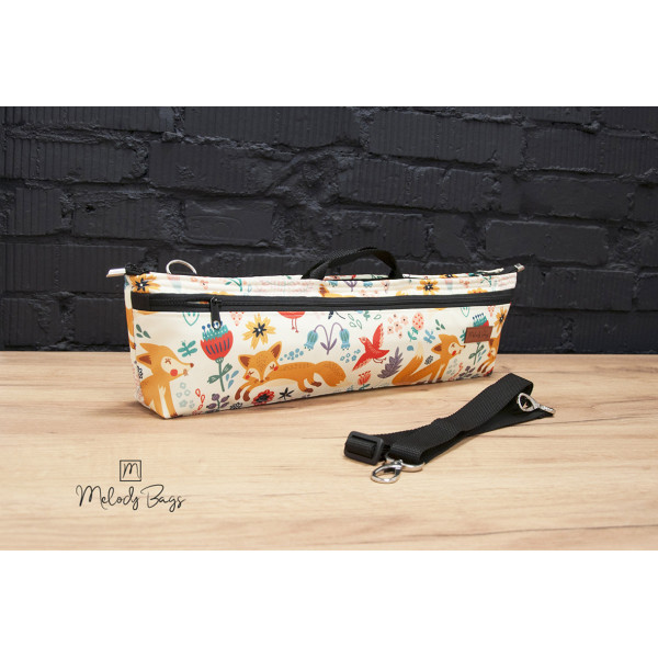 Pokrowiec na futerał do fletu Melody Bags Liski écru