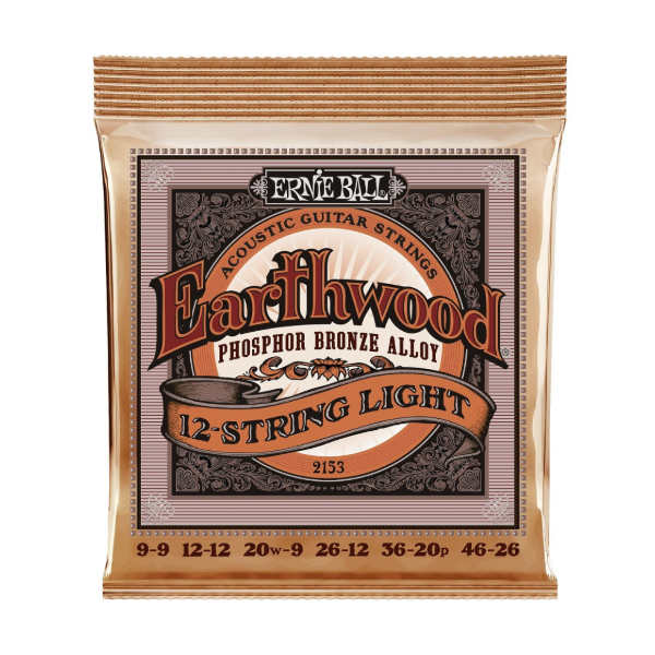 Struny do gitary akustycznej Ernie Ball EB 2153 09-46 12 str.