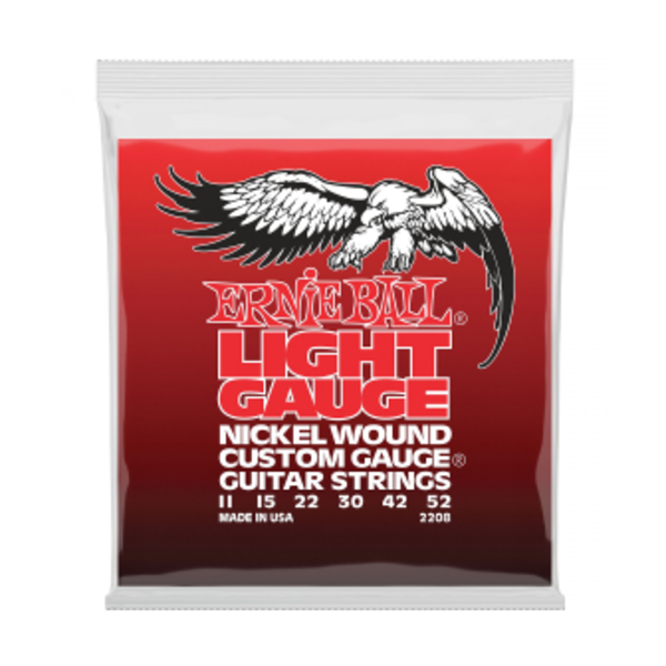 Struny do gitary elektrycznej Ernie Ball EB 2208 11-52