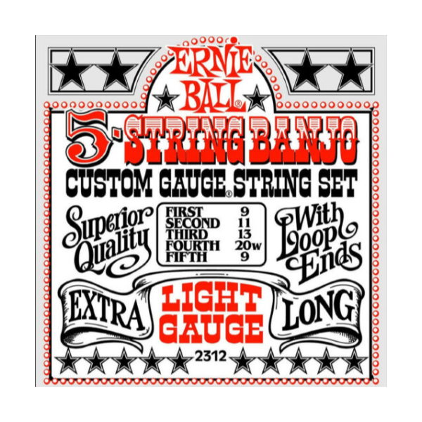 Struny do banjo Ernie Ball EB 2312