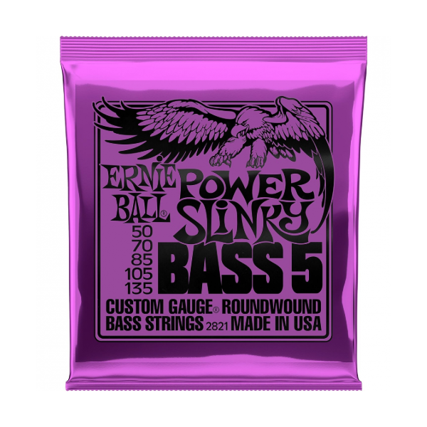 Struny do gitary basowej Ernie Ball EB 2821 50-135 5 str.
