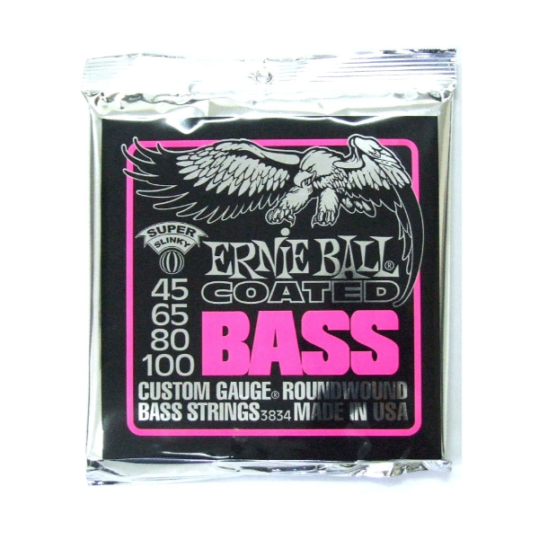 Struny do gitary basowej Ernie Ball EB 3834 45-100