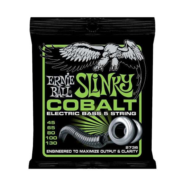 Struny do gitary basowej Ernie Ball EB 2736 45-130 5 str.