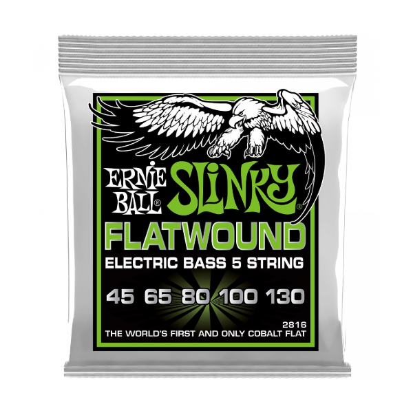 Struny do gitary basowej Ernie Ball EB 2816 45-130 5 str.