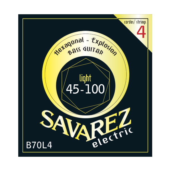 Struny do gitary basowej Savarez SA B70 L4 45-100