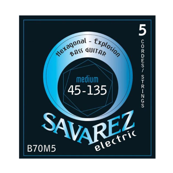Struny do gitary basowej Savarez SA B70 M5 45-135