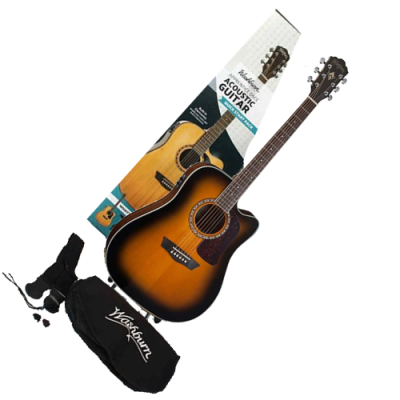 Gitara elektroakustyczna Washburn AD 5 CE (TSB) PACK