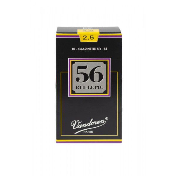 Stroiki do klarnetu Bb Vandoren 56 Rue Lepic - opakowanie 10 sztuk