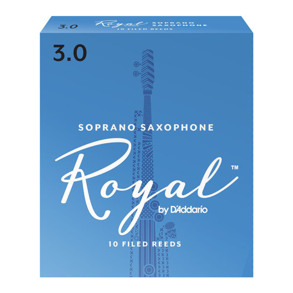 Stroiki do saksofonu sopranowego Rico Royal by D'Addario - opakowanie 10 sztuk