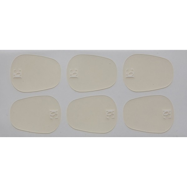 Naklejki na ustnik BG A11 L – 0,4 mm