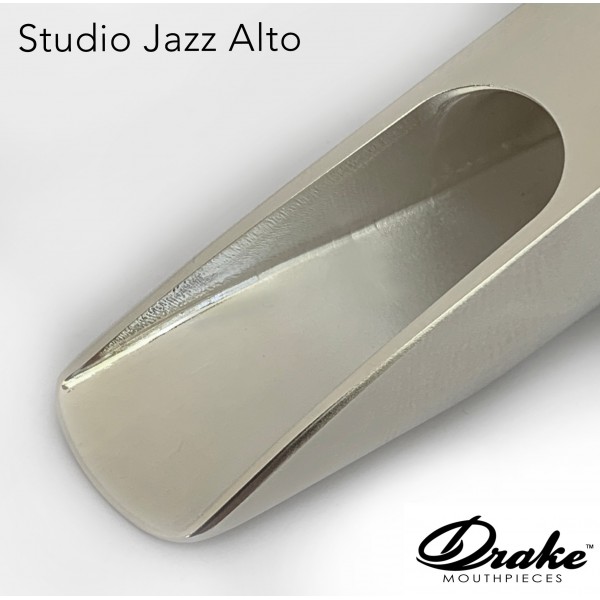 Ustnik do saksofonu altowego Drake Studio Jazz Metal Silver Plated SJM SP 8