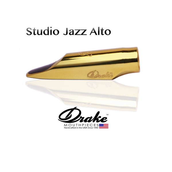 Ustnik do saksofonu altowego Drake Studio Jazz Metal Gold Plated SJM GP 7