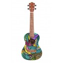 Ukulele koncertowe Bamboo BU-23S Green Jungle
